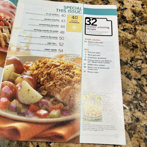 Taste Of Homes Simple and Delicious Back Issues Recipes Magazines 2008 set Of 6 - Picture 10 of 16